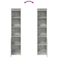 Висока дъска Concrete Grey 37,5x35x180 cm Инженерна дървесина