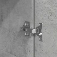 Висока дъска Concrete Grey 37,5x35x180 cm Инженерна дървесина