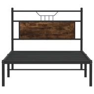 Рамка за легло без матрак, 107x203 см, инженерно дърво