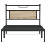 Рамка за легло без матрак сонома дъб 100x200 см инженерно дърво