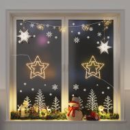 Коледни светлини Star Silhouette 2 бр. 50 светодиода топло бяло