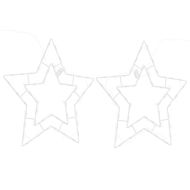 Коледни светлини Star Silhouette 2 бр. 50 светодиода топло бяло