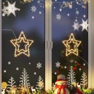 Коледни светлини Star Silhouette 2 бр. 50 светодиода топло бяло