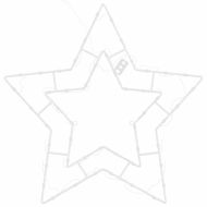 Коледни светлини Star Silhouette 2 бр. 50 светодиода топло бяло