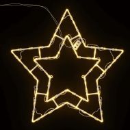 Коледни светлини Star Silhouette 2 бр. 50 светодиода топло бяло