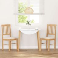 Трапезни столове с възглавници 2 бр масивна дървесина гума