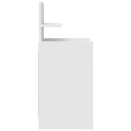 Нощно шкафче с 2 чекмеджета, бяло 38x34x80 cm