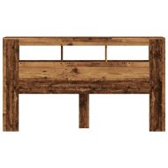 LED табла за глава Старо дърво Инженерна дървесина