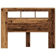 LED табла за глава Старо дърво Инженерна дървесина