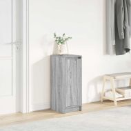 Шкаф за обувки, сив сонома, 29,5x34x76 см, инженерно дърво