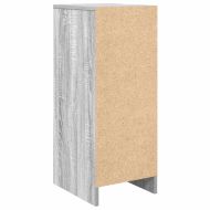 Шкаф за обувки, сив сонома, 29,5x34x76 см, инженерно дърво