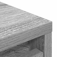 Шкаф за обувки, сив сонома, 29,5x34x76 см, инженерно дърво