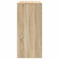 Шкаф за обувки, сонома дъб, 57x34x76 см, инженерно дърво