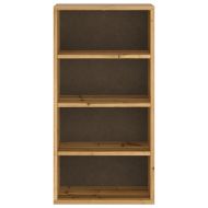 Страничен шкаф ODDA 40x24x79 cm масивна дървесина бор