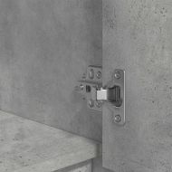 Шкаф с чекмеджета, бетонно сив 55,5x34x119,5 см инженерно дърво