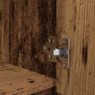 Висока дъска Старо дърво 29,5x34x119,5 см инженерно дърво