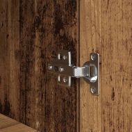 Нощни шкафчета, 2 бр, старо дърво, 39x35x65 см, инженерно дърво