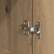 Нощни шкафчета, 2 бр, дъб артизан, 39x35x65 см, инженерно дърво