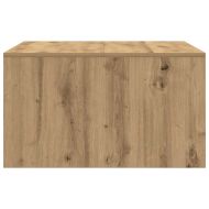 Масичка за кафе с чекмеджета дъб артизан 70,5x70x40 см