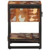 Нощно шкафче Multicolour Масивна дървесина Възстановена