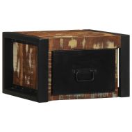 Нощни шкафчета 2 бр. многоцветен масивна дървесина възстановена