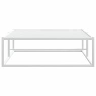 Рамка за легло без матрак Бяла 90x200 cm Метал