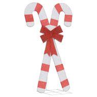 Коледна декорация Candy Cane 50 светодиода топло бяло