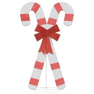 Коледна декорация Candy Cane 50 светодиода топло бяло