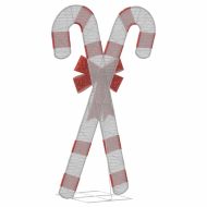 Коледна декорация Candy Cane 50 светодиода топло бяло
