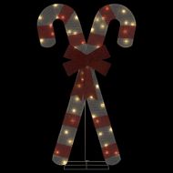 Коледна декорация Candy Cane 50 светодиода топло бяло