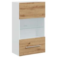 5 броя ТВ шкафове с LED Дъб артизан Инженерна дървесина