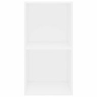 Библиотека, бяла, 40x30x76,5 см, инженерно дърво