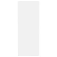 Библиотека, бяла, 40x30x76,5 см, инженерно дърво