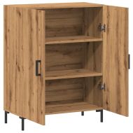 Сайдборд, дъб артизан, 69,5x34x90 см, инженерно дърво