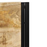 табла за глава 160 cm от масивно дърво манго и желязо