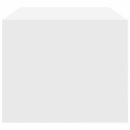 ТВ шкафове, 2 бр, бели, 60x31x25,5 см, инженерно дърво