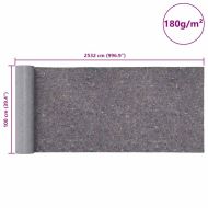 Неплъзгаща се поларна материя за художници 2532 cm 180g/m² Grey