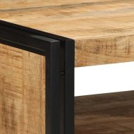 Масичка за кафе 70x50x38 cm Масивна груба дървесина Манго