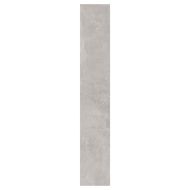 Шкаф за обувки с огледало, 3 нива, бетонно сив, 63x17x102,5 см