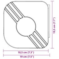 Прибираща се тента антрацит 4x3 м плат и алуминий