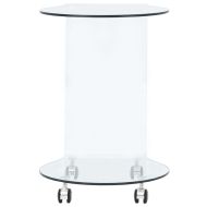 Маса за кафе, 45x40x58 см, закалено стъкло