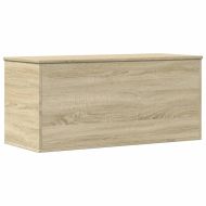 Кутия за съхранение, дъб сонома, 100x42x46 см, инженерно дърво
