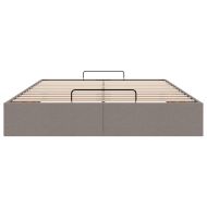 Османска рамка за легло без матрак, таупе, 140x200 см плат