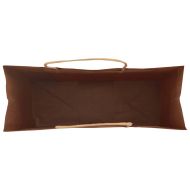Хартиени торбички 250 бр с дръжки кафяви 45x17x48 см