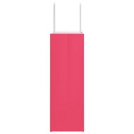 Хартиени торбички 50 бр с дръжки розови 21x11x31 см