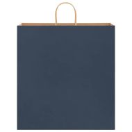 Хартиени торбички 250 бр с дръжки сини 45x17x48 см