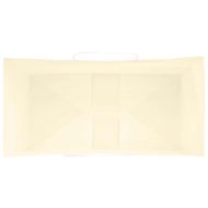 Хартиени торбички 50 бр с дръжки жълти 32x17x25 см