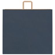 Хартиени торбички 250 бр с дръжки сини 54x15x49 см