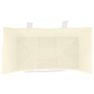 Хартиени торбички 50 бр с дръжки жълти 21x11x36 см