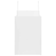 Хартиени торбички 50 бр с дръжки бели 32x22x28 см